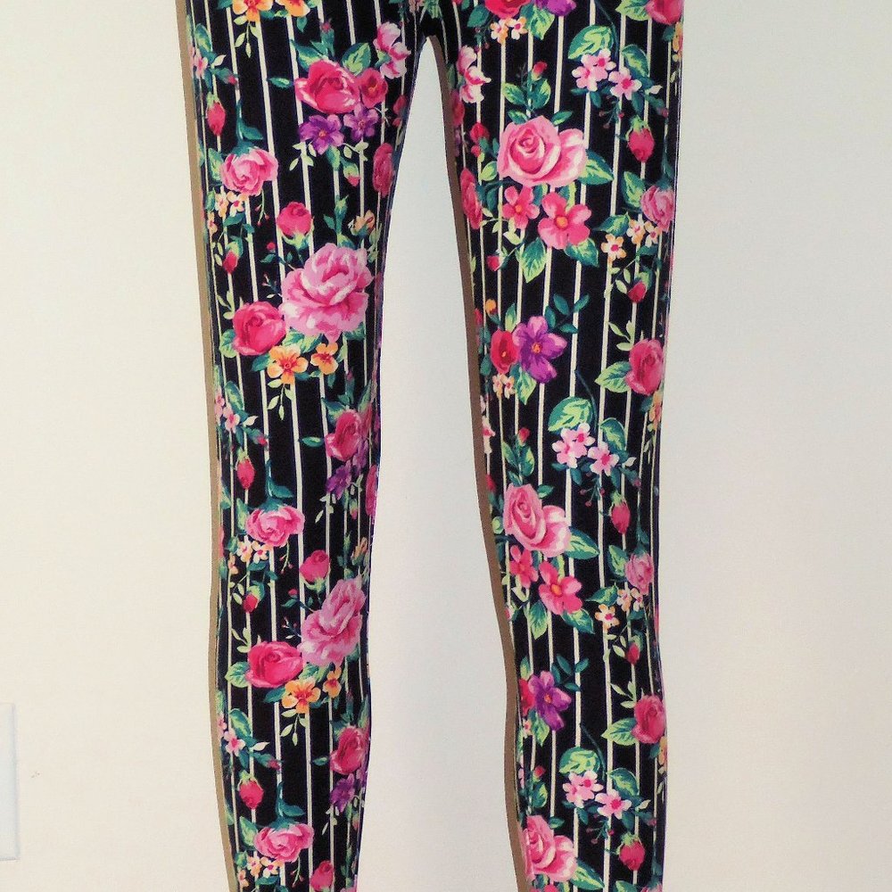 New Mix ROSE TRELLIS Brushed Fiber Leggings